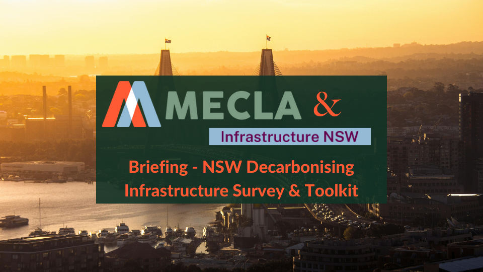 Briefing - NSW Decarbonising Infrastructure Survey & Toolkit (2)