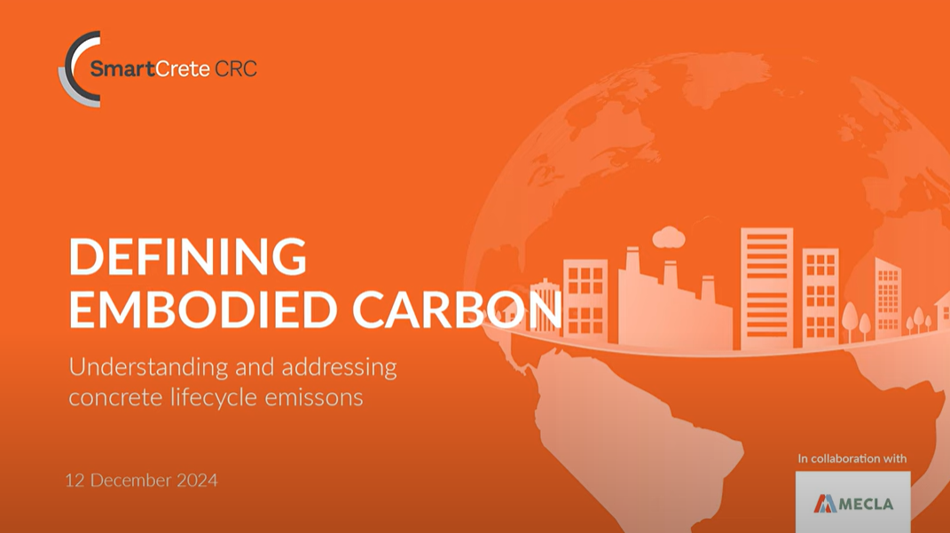 Defining Embodied Carbon SmartCrete CRC